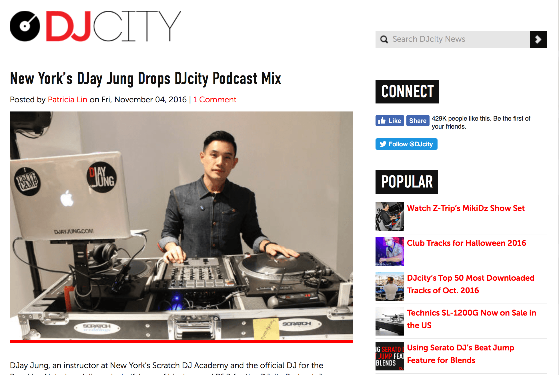 DJayJung Releases #DJCityPodcast Mix
