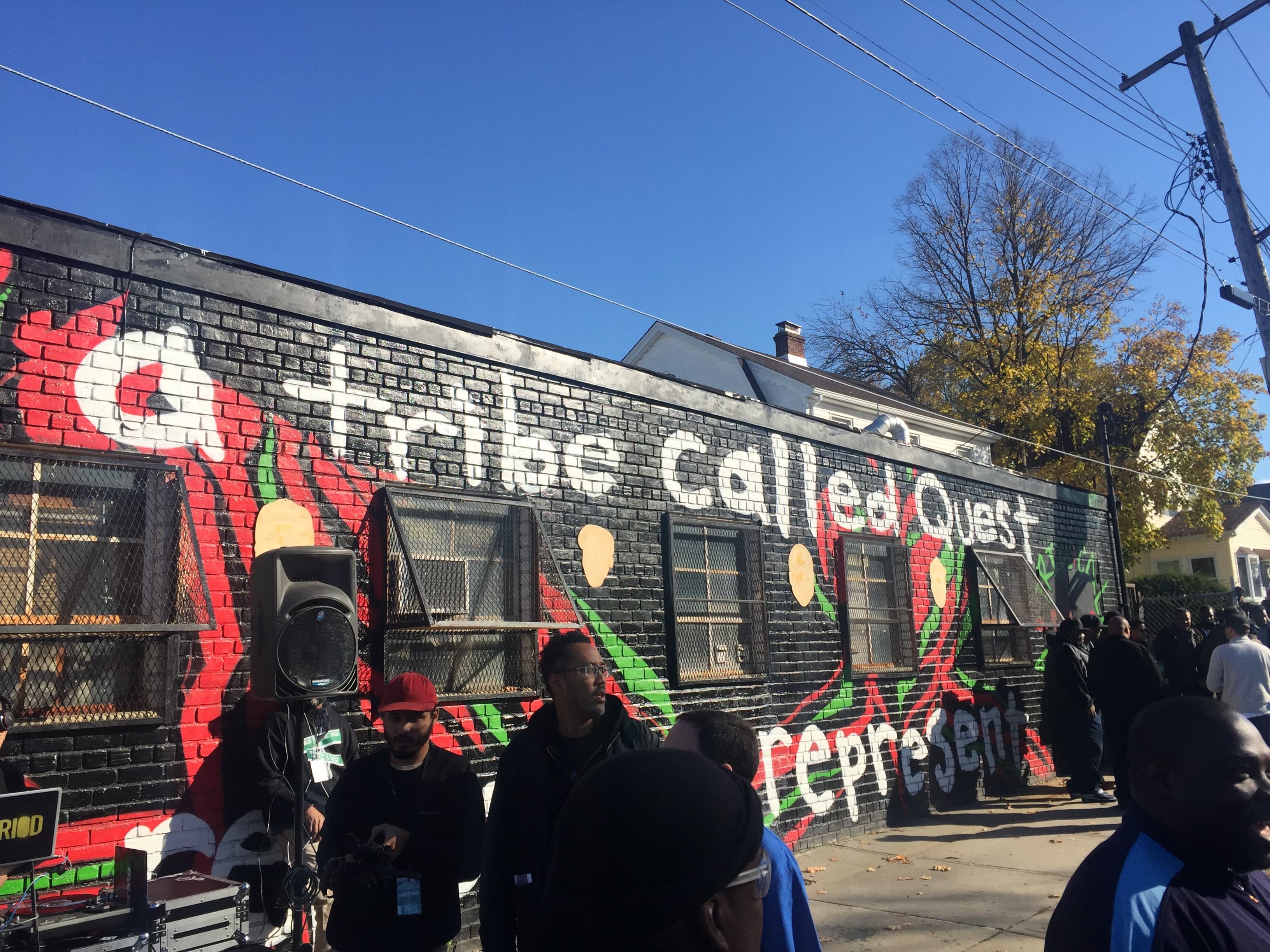 Scratch @ The Unveiling Of Phife Dawg Way In Queens NYC