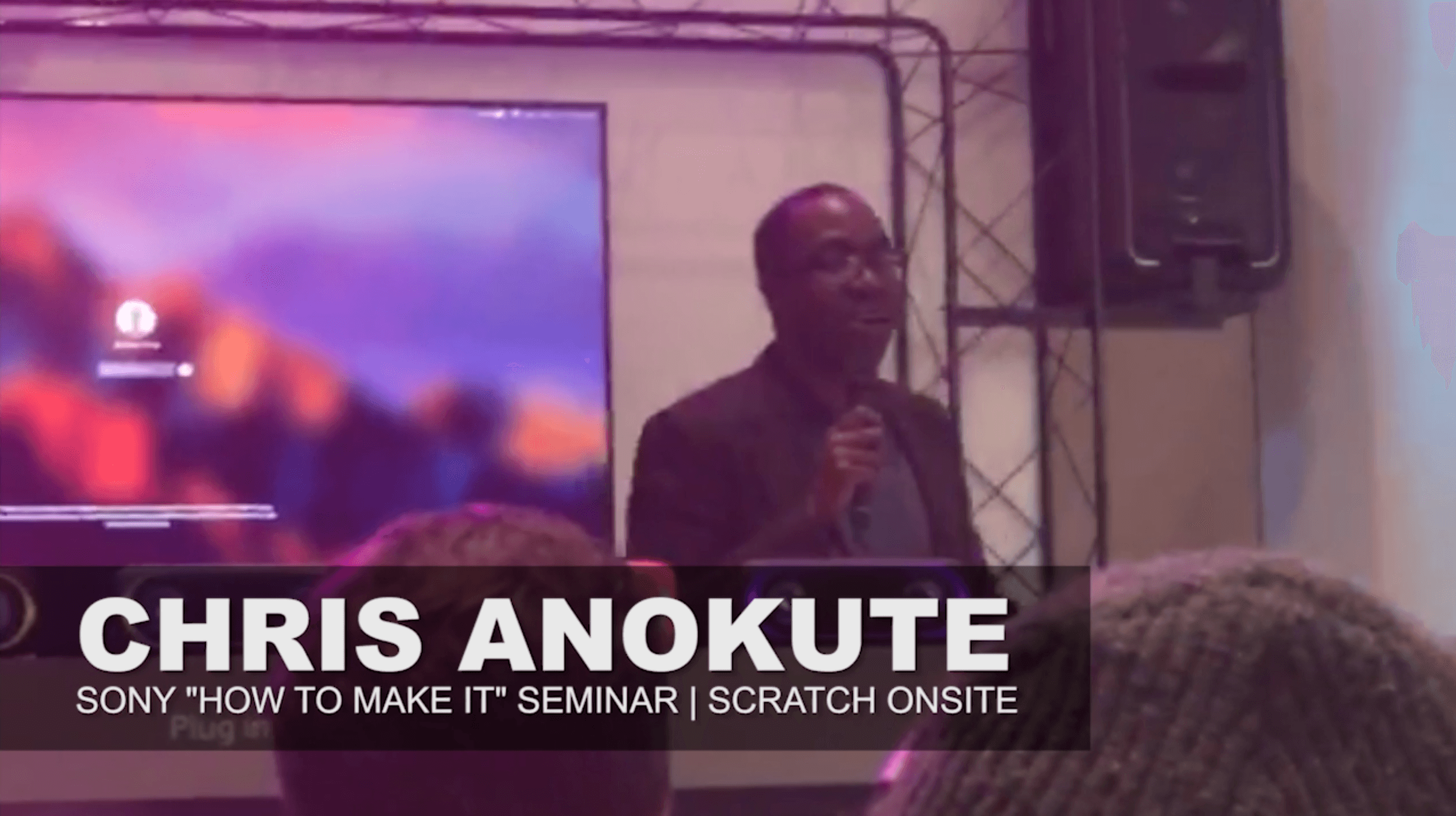 Scratch @ Sony's "How To Make It" Seminar