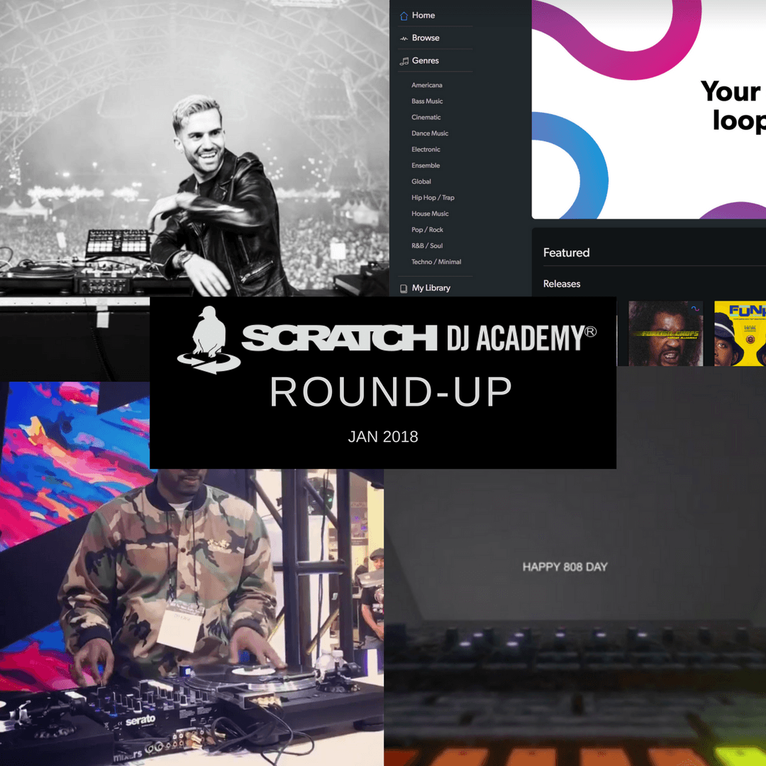 New A-Trak, Songs Made W/ TR-808, NI Sounds, and More - Scratch Roundup Jan 2018 2/2
